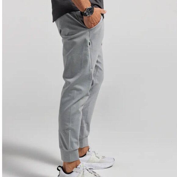 BYLT Premium Basics Active Jogger Pant, Elite+ Heather Grey, Men's Size Large - Picture 14 of 16